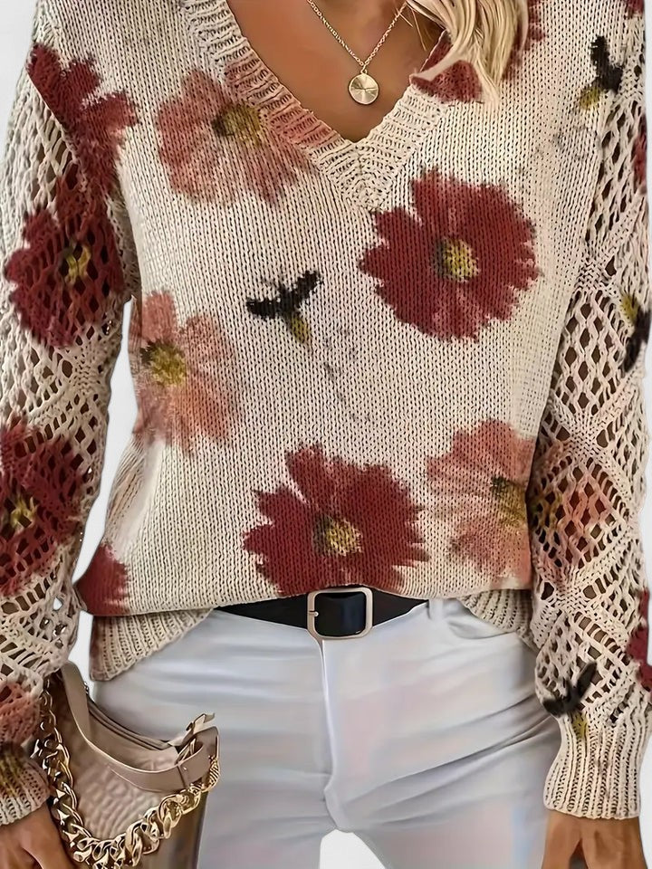 Aurélie - Cardigan Floral Léger