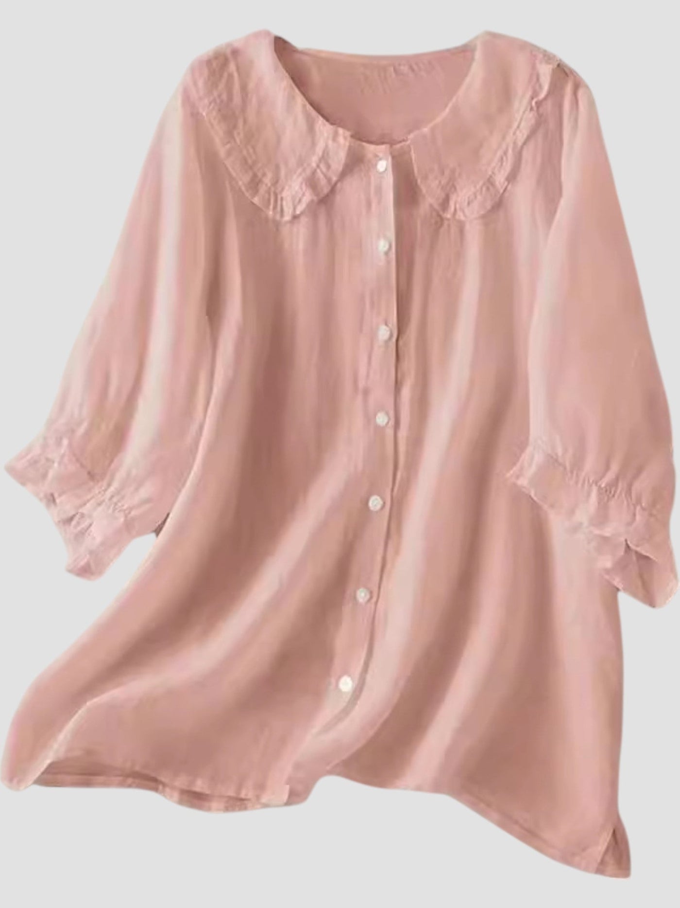 Luana - Chemise Légère Avec Volants