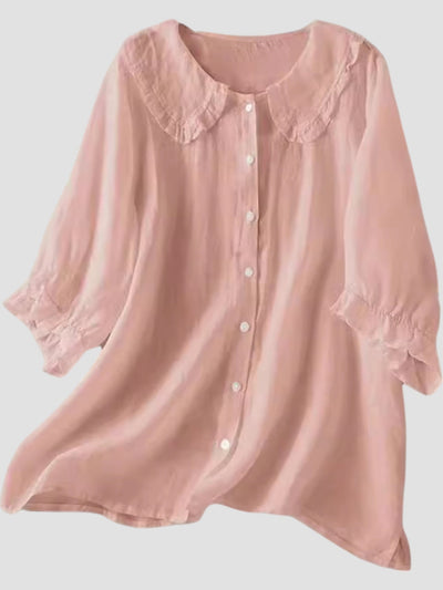 Luana - Chemise Légère Avec Volants