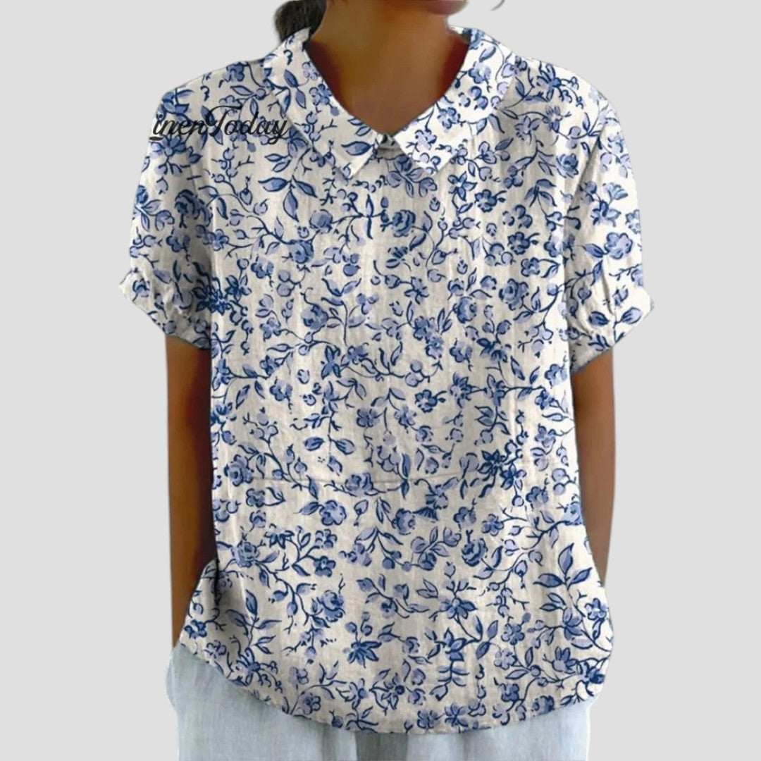 Arianna - Blouse À Imprimé Chic