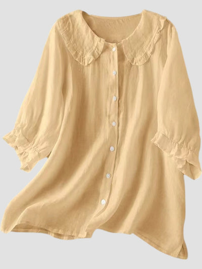 Luana - Chemise Légère Avec Volants