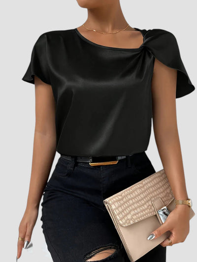 Camille - Élégante Blouse Satinée