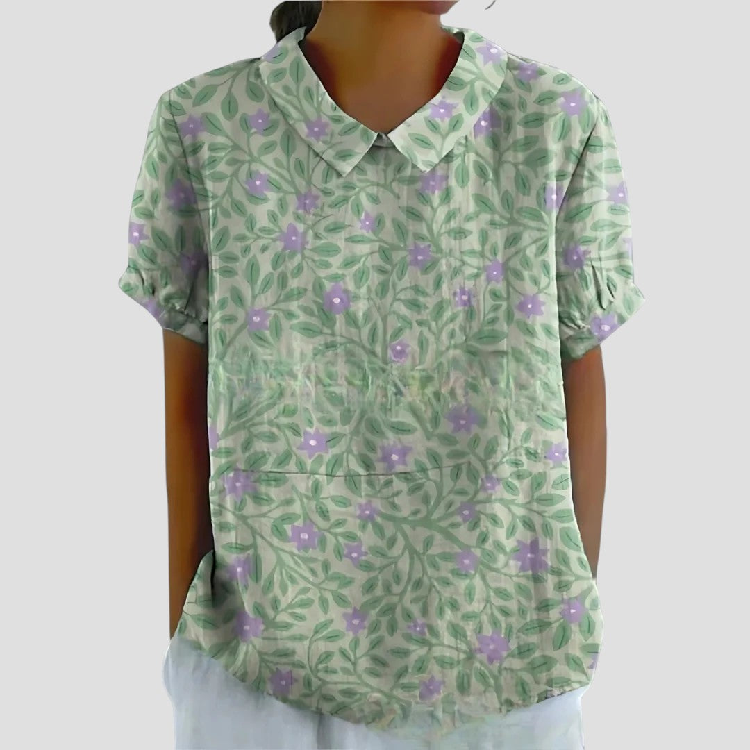 Ginevra - Blouse À Imprimé Chic