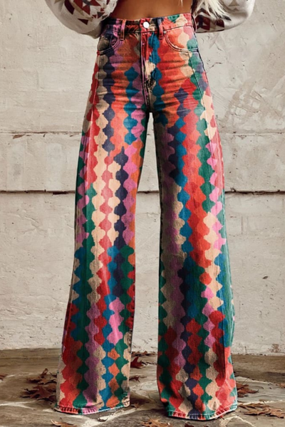Chloé - Pantalons Boho Vintage Élégants