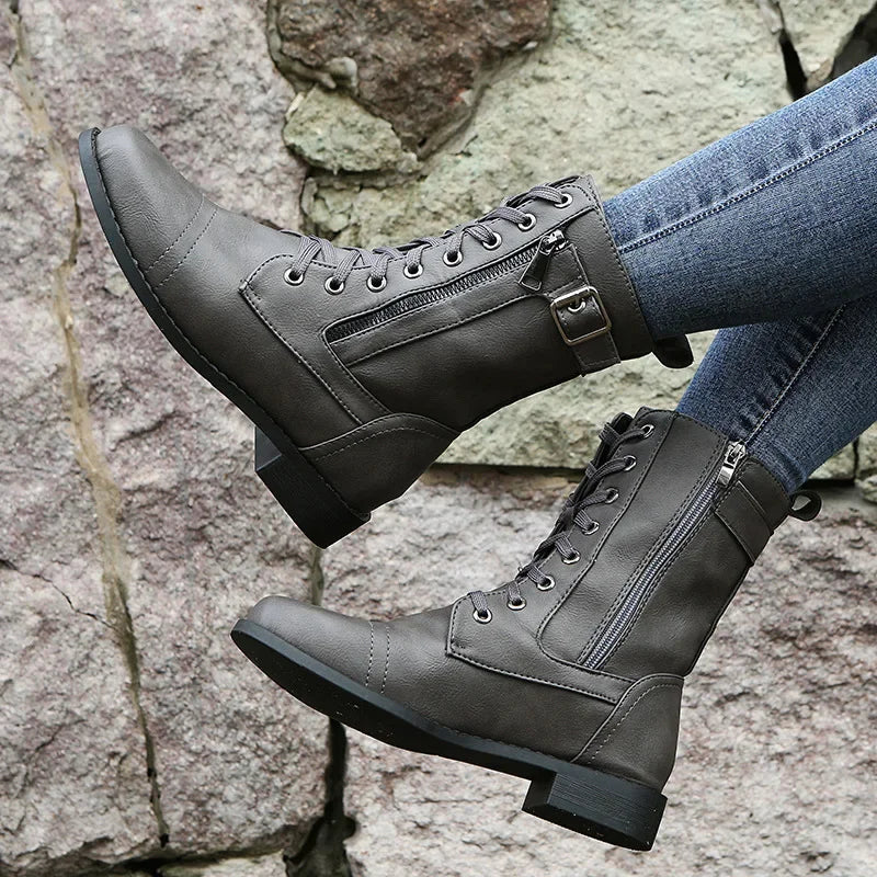 Erika - Bottes en Cuir Luxueuses