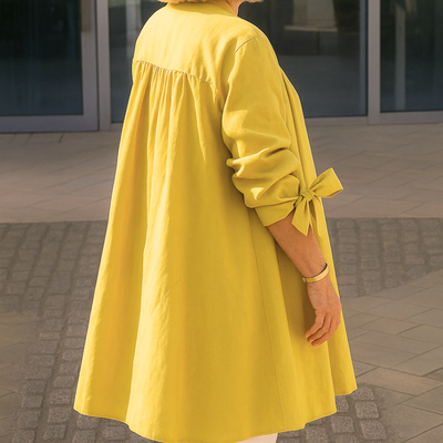 Louise - Chemisier Élégant À Manches Nouées