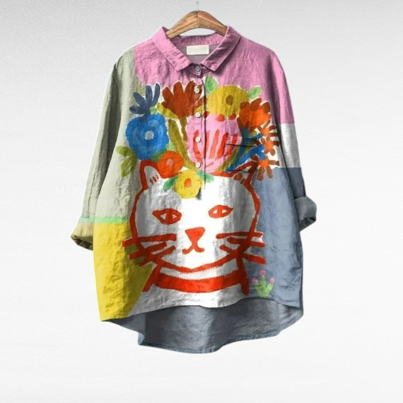 Laluna - Élégante Blouse Vintage