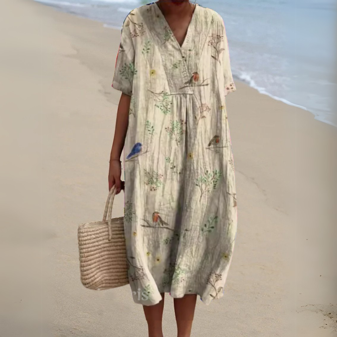 Audrey - Robe Fleurie Printanière