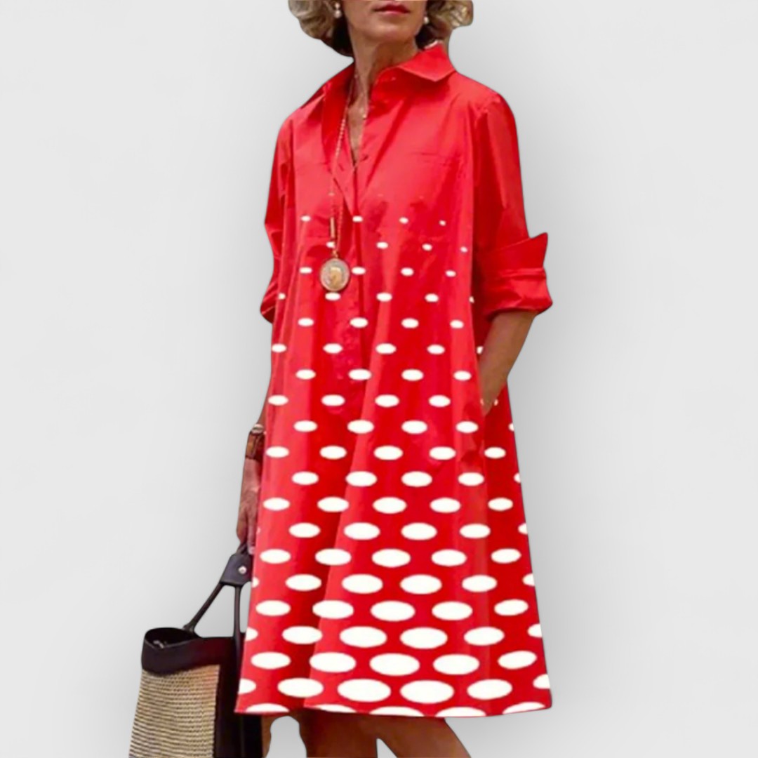 Adelia - Robe Midi À Pois