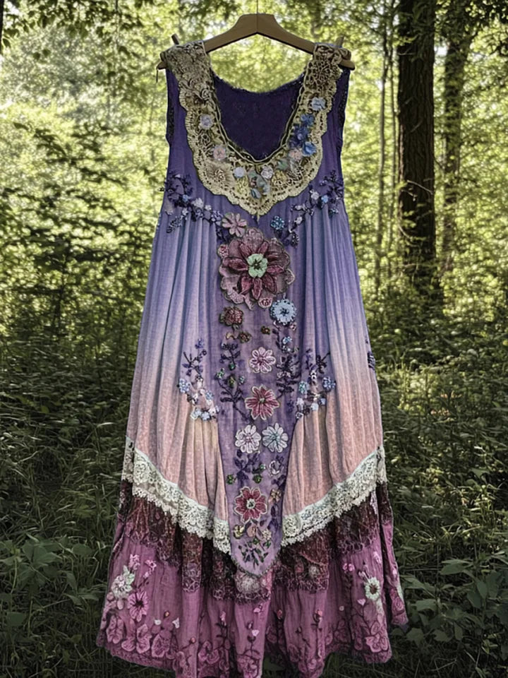 Evabella - Robe Bohème En Lin