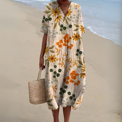 Audrey - Robe Fleurie Printanière