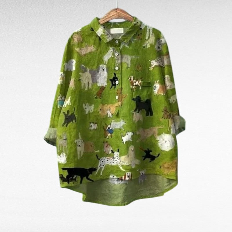 Laluna - Élégante Blouse Vintage