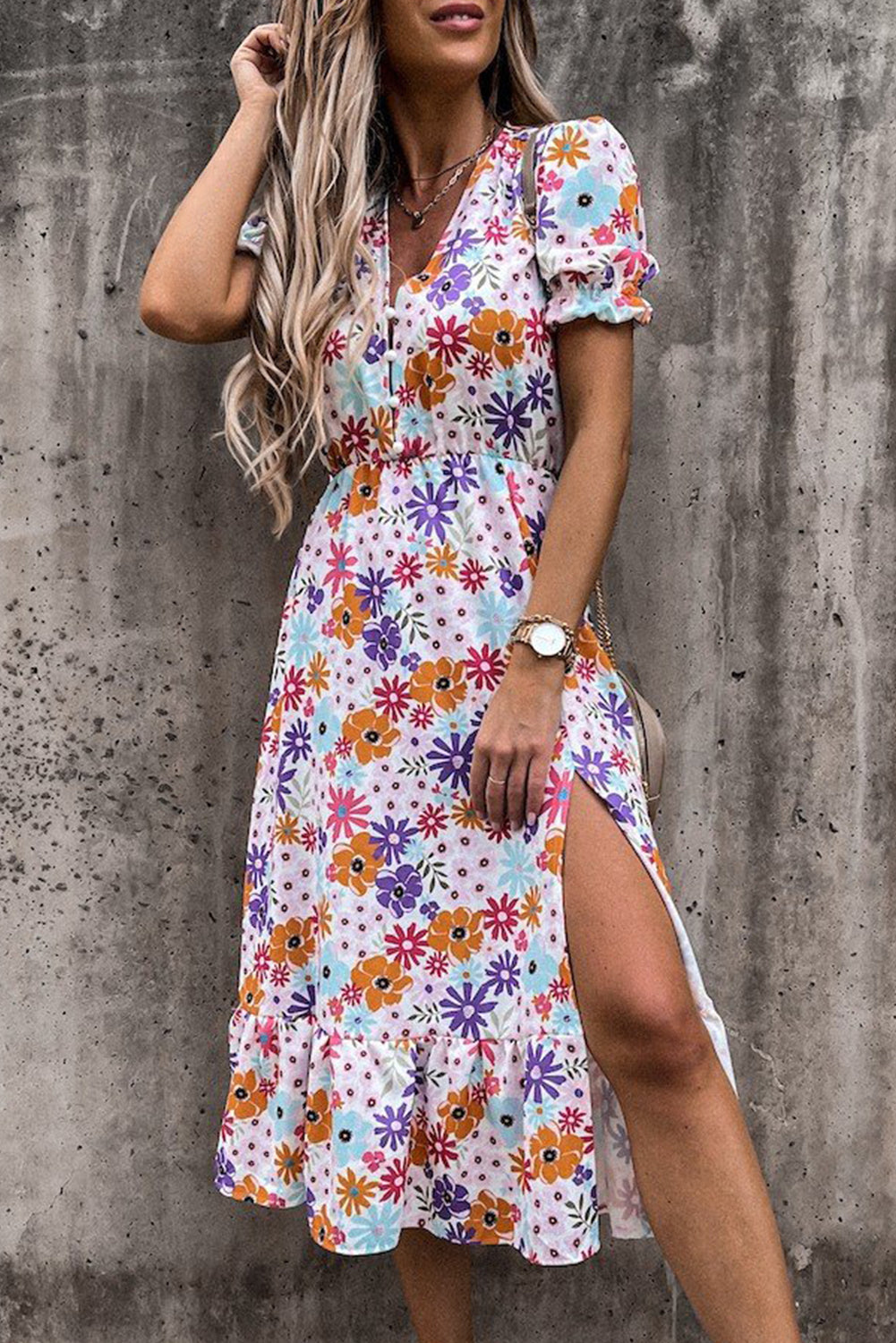 Georgia - Robe Florale Élégante