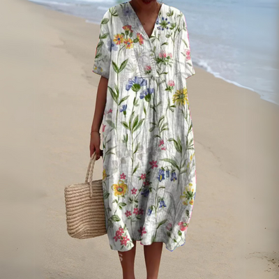 Audrey - Robe Fleurie Printanière