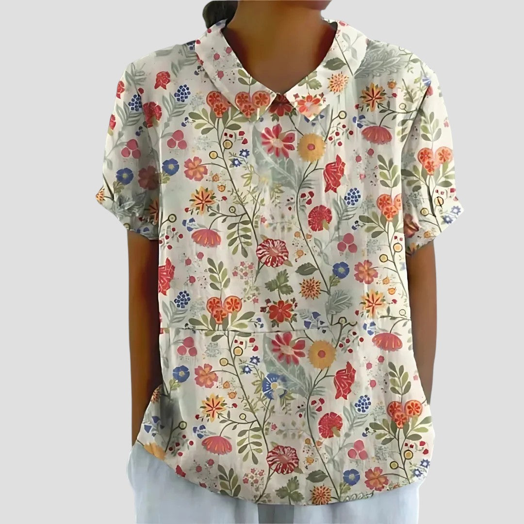 Alessia - Blouse À Imprimé Chic