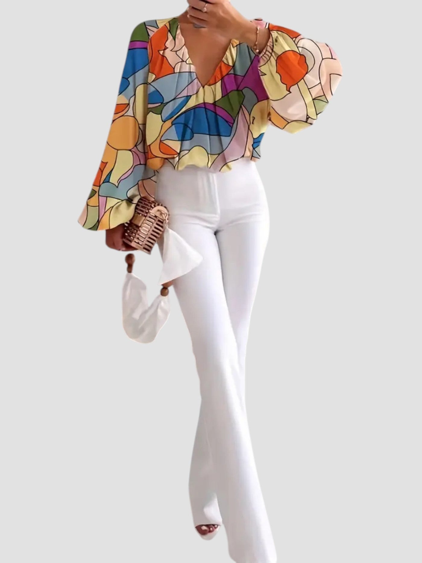 Gloria - Blouse Colorée Élégante