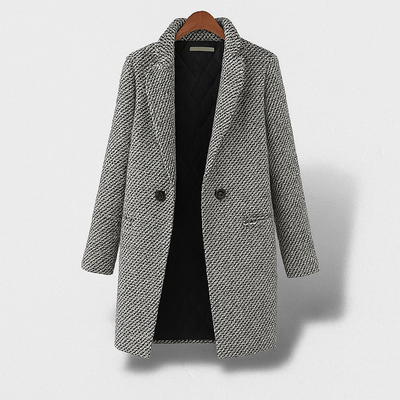 Sienna - Manteau Laine Minimaliste