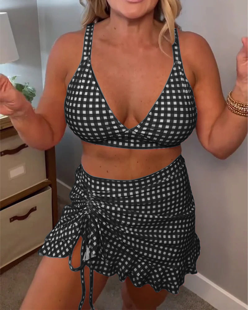 Avia - Bikini à Carreaux Chic