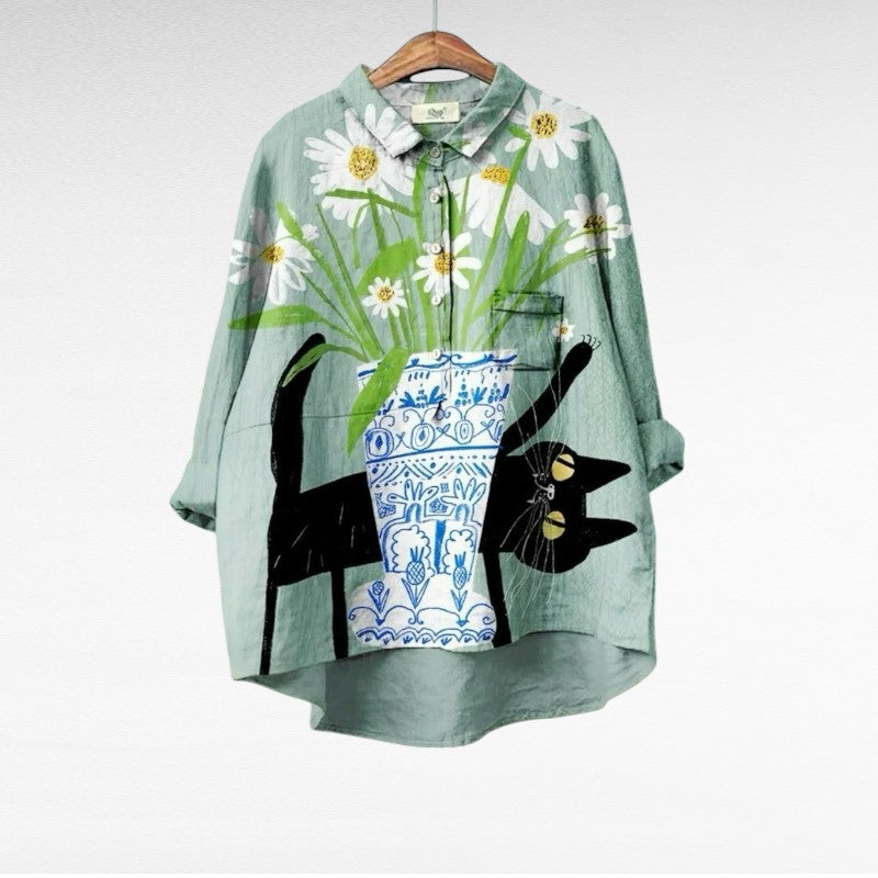 Laluna - Élégante Blouse Vintage