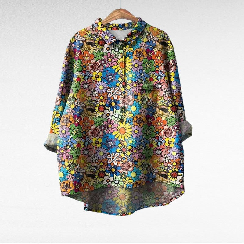 Laluna - Chemisier Vintage Printanier