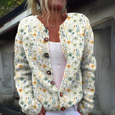 Leilani - Cardigan Floral Élégant