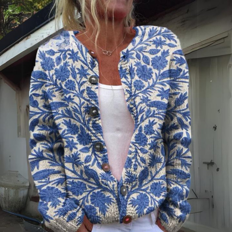 Leilani - Cardigan Floral Élégant