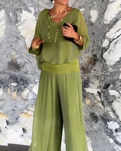 Claire - Ensemble Décontracté Élégant