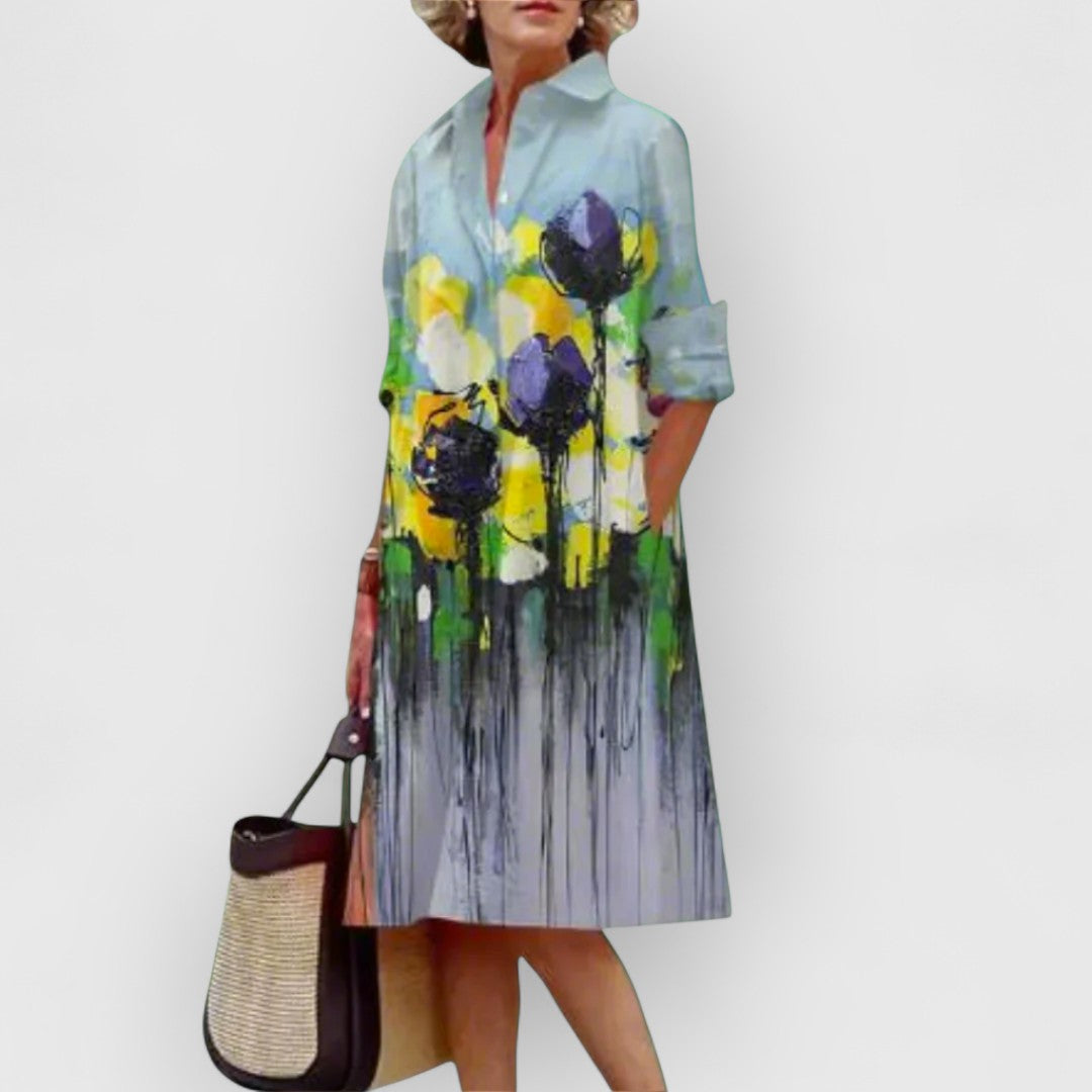 Aira - Robe Midi À Pois