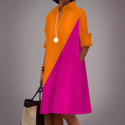 Sandrine - Robe Polo Printanière Élégante