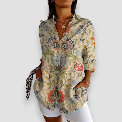 Sofia - Blouse Florale Élégante