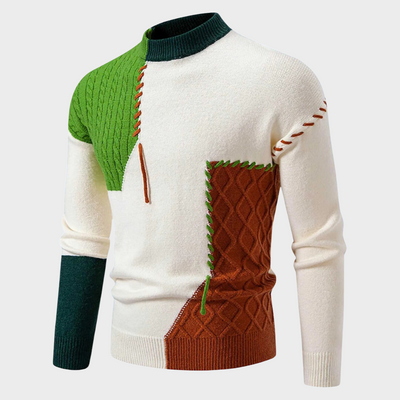 Ian - Pull Élégant À Blocs