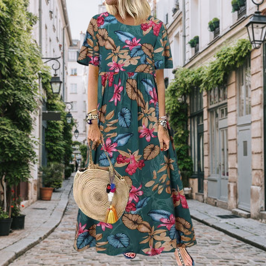 Lotte - Élégante Robe Maxi Florale