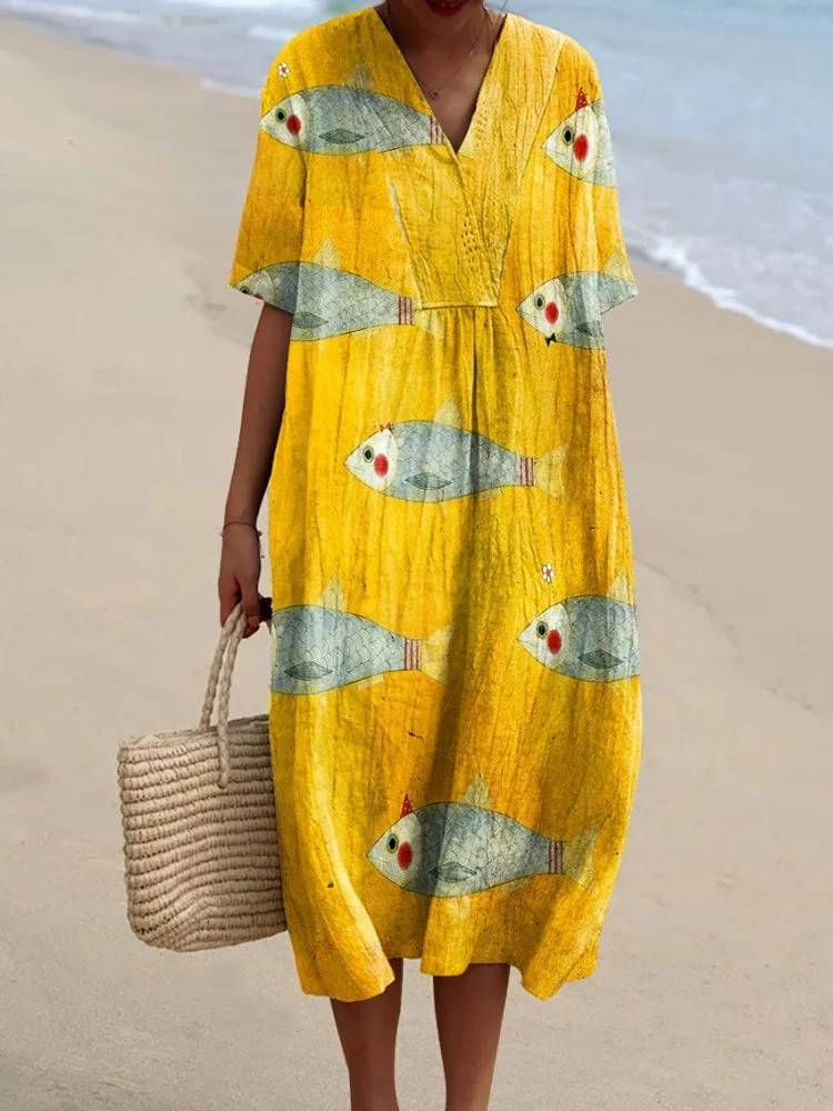 Lunelle - Robe Minimaliste Printanière