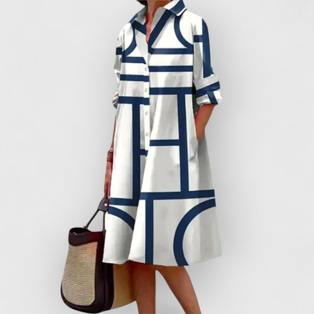 Sarah - Élégante Robe À Pois