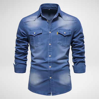 Avantea - Chemise Denim Élégante