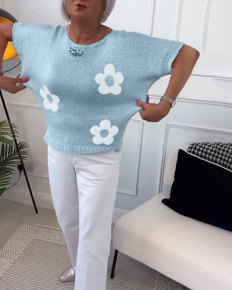 Daisy - Élégante Pull Florale