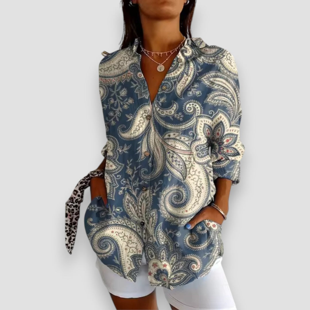 Sofia - Blouse Florale Élégante