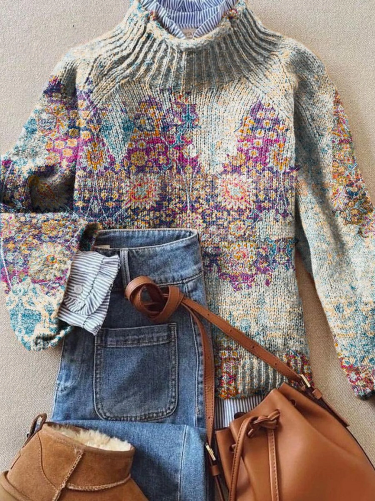 Élise - Pull Col Roulé Chic