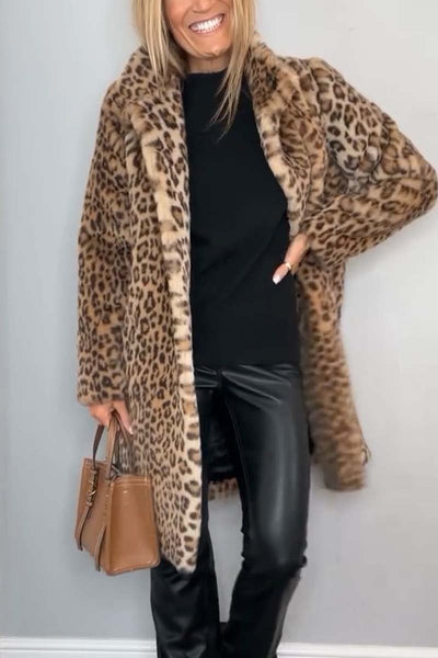 Karen - Manteau Léopard Chic