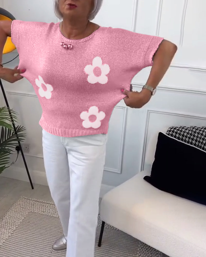 Daisy - Élégante Pull Florale