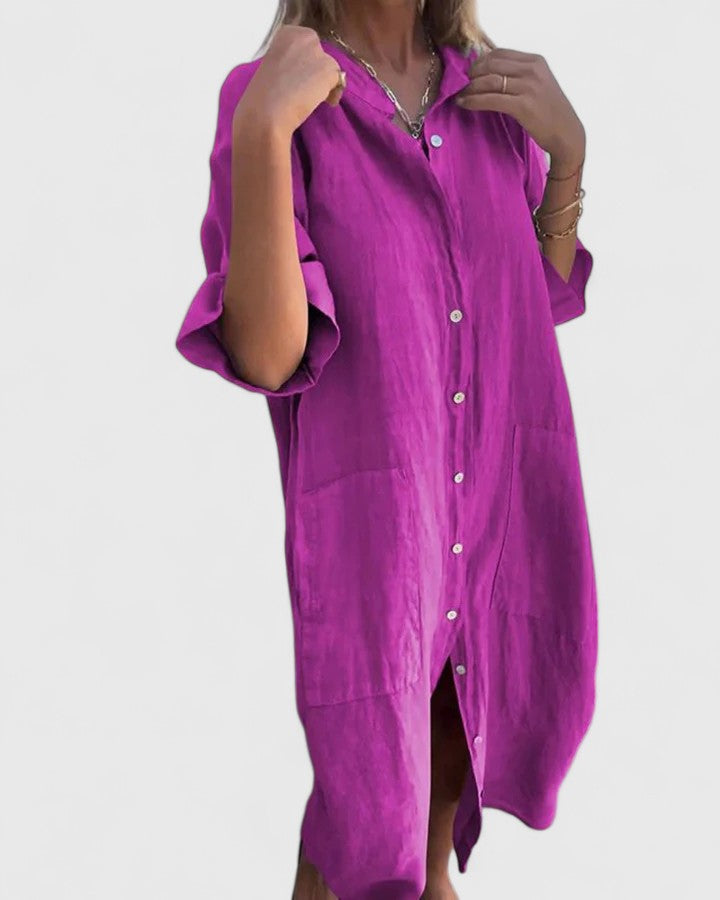 Marella - Robe En Lin Élégante