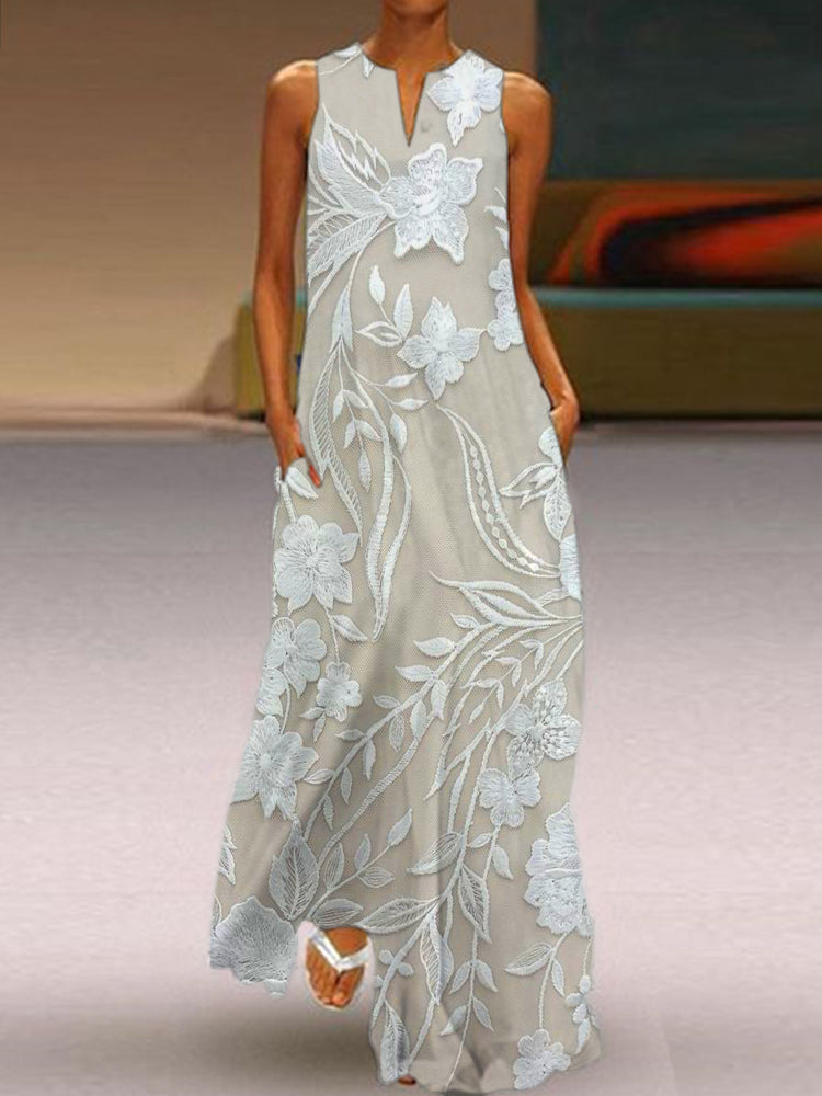 Maylora - Robe Botanique Élégante