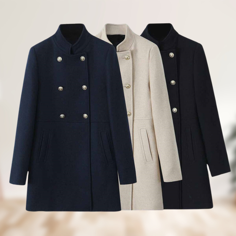 Nikita - Manteau Croisé Élégant