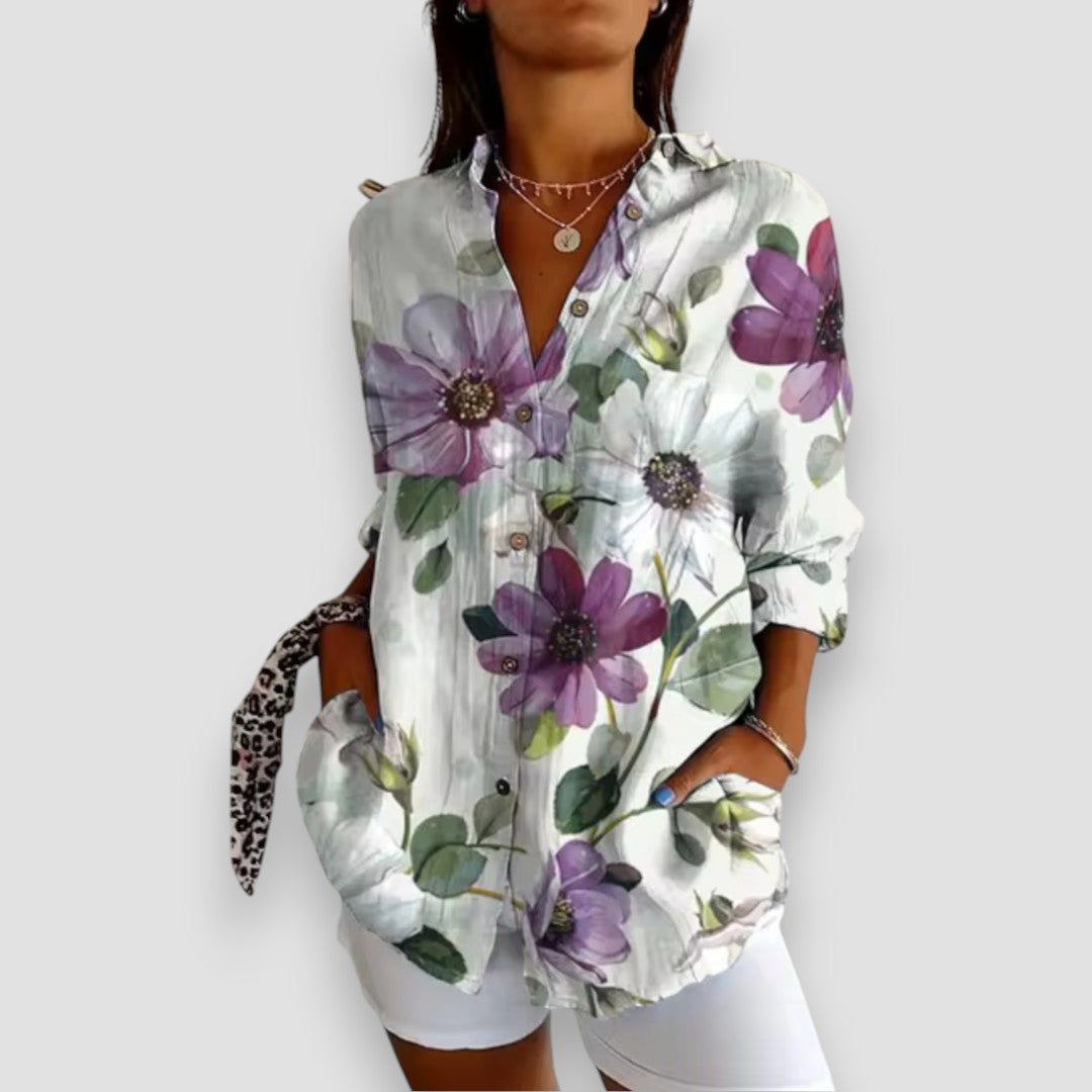 Sofia - Blouse Florale Élégante