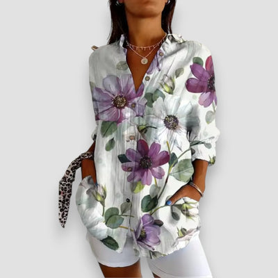 Sofia - Blouse Florale Élégante