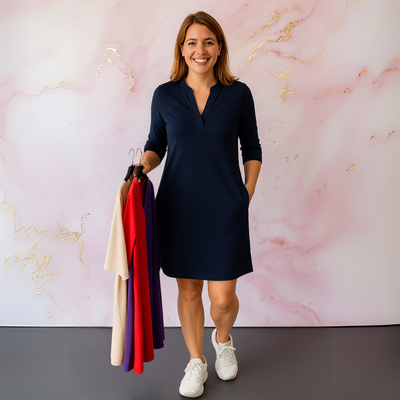 Hanneke - Robe Élégante Polyvalente