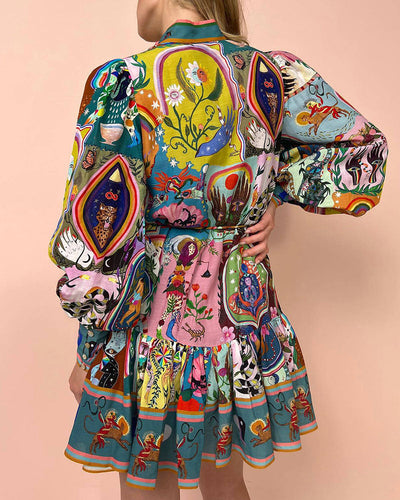 Madeleine - Élégante Robe Imprimée