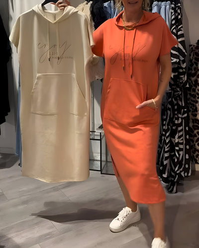 Saskia - Robe à Capuche Décontractée