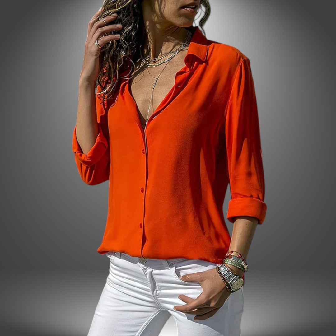 Valeria - Blouse Classique à Boutons