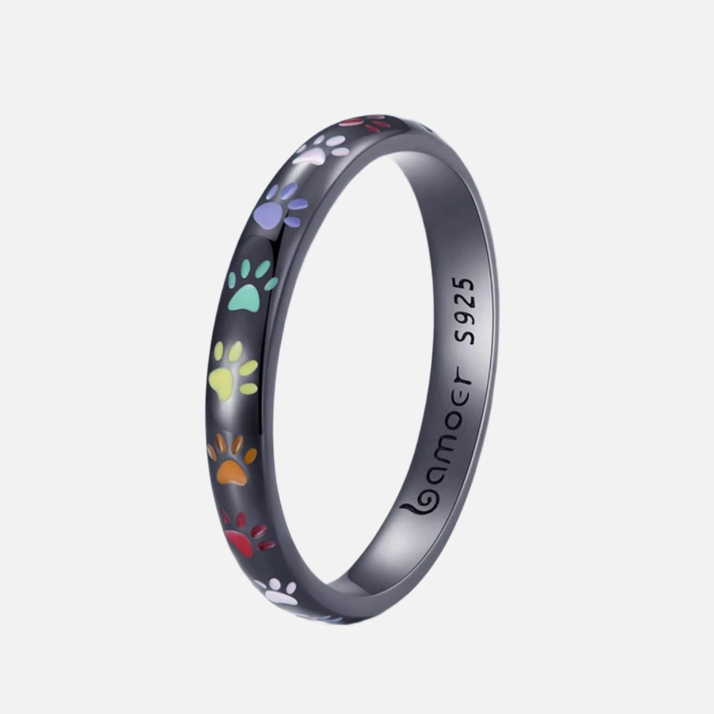 Paw - Bague Émaillée Tendre